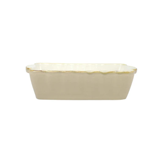 Cappuccino Italian Bakers Small Rectangular Baker