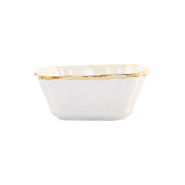 White Italian Bakers Small Square Baker