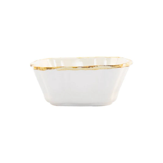 White Italian Bakers Small Square Baker