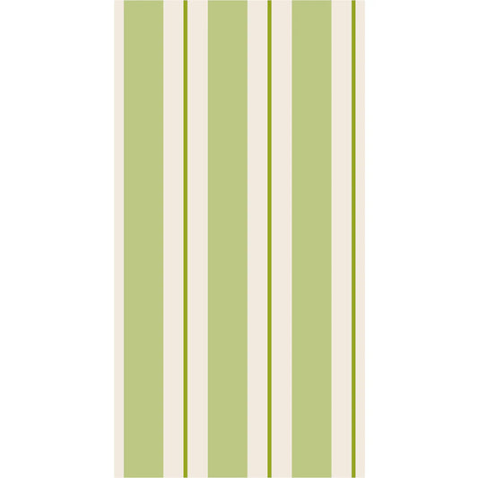 Hester & Cook Green Awning Stripe Guest Napkins