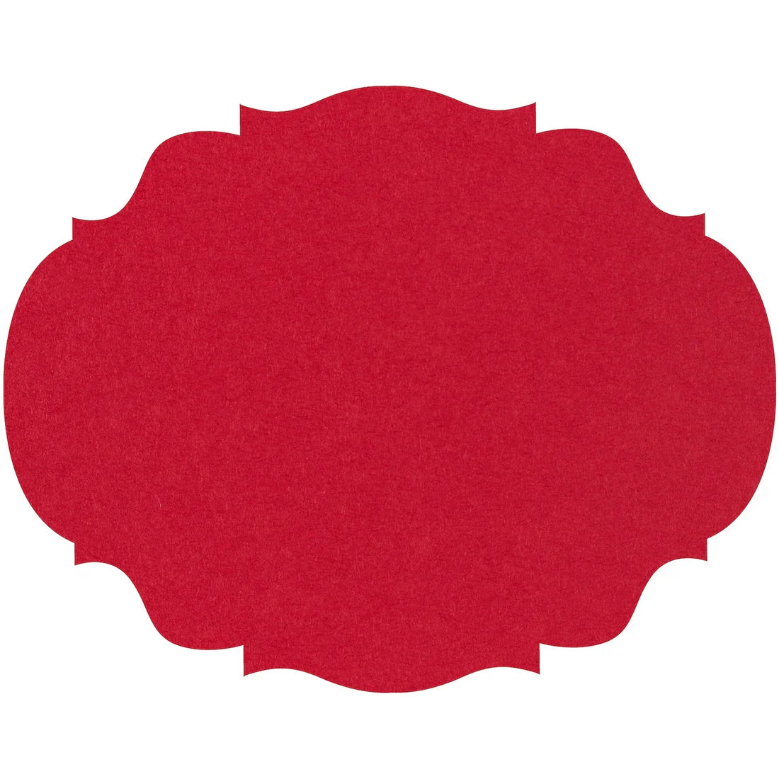 Die-cut Red Placemat