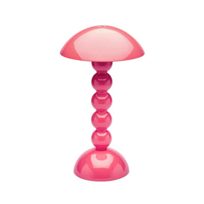 Watermelon Lacquer Rechargeable Bobbin LED Lamp