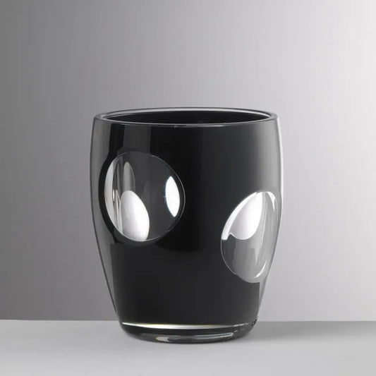 Mario Luca Giusti Black Fisheye Short Tumblers