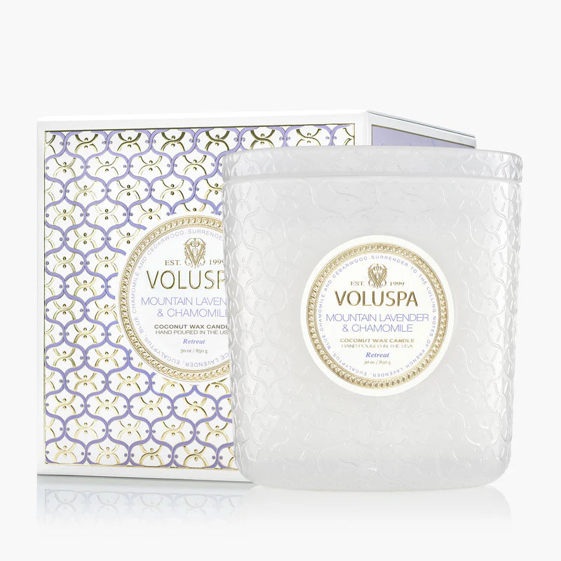 Mountain Lavender & Chamomile Luxe Candle