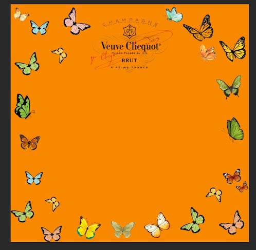 Saint Austin Company Orange Butterfly Champagne Notepad