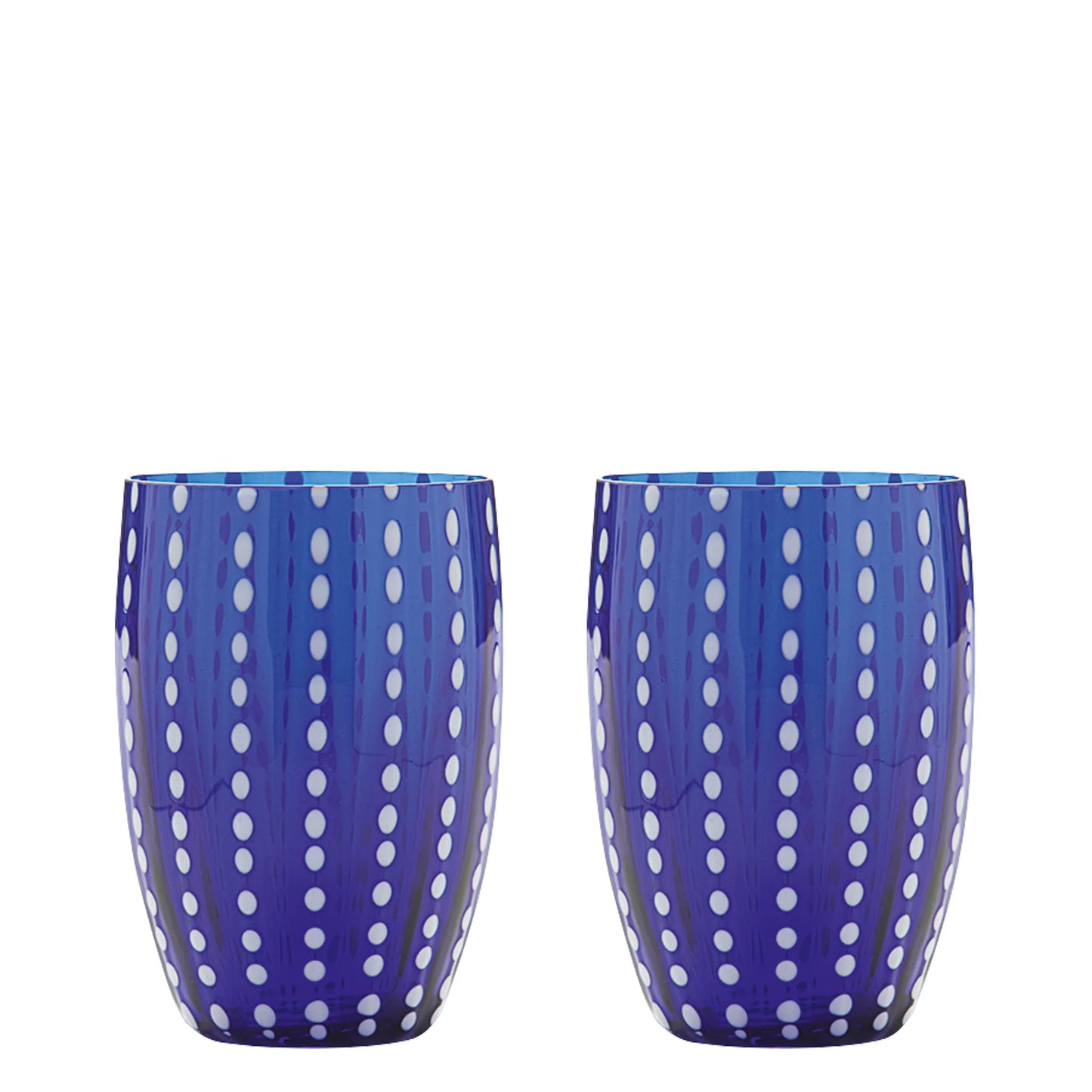 Cobalt Blue Perle Tumbler (Set of 2)