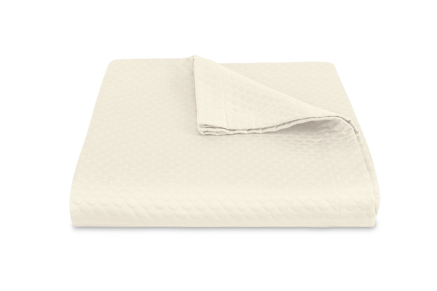 Matouk King Pearl Coverlet - Ivory