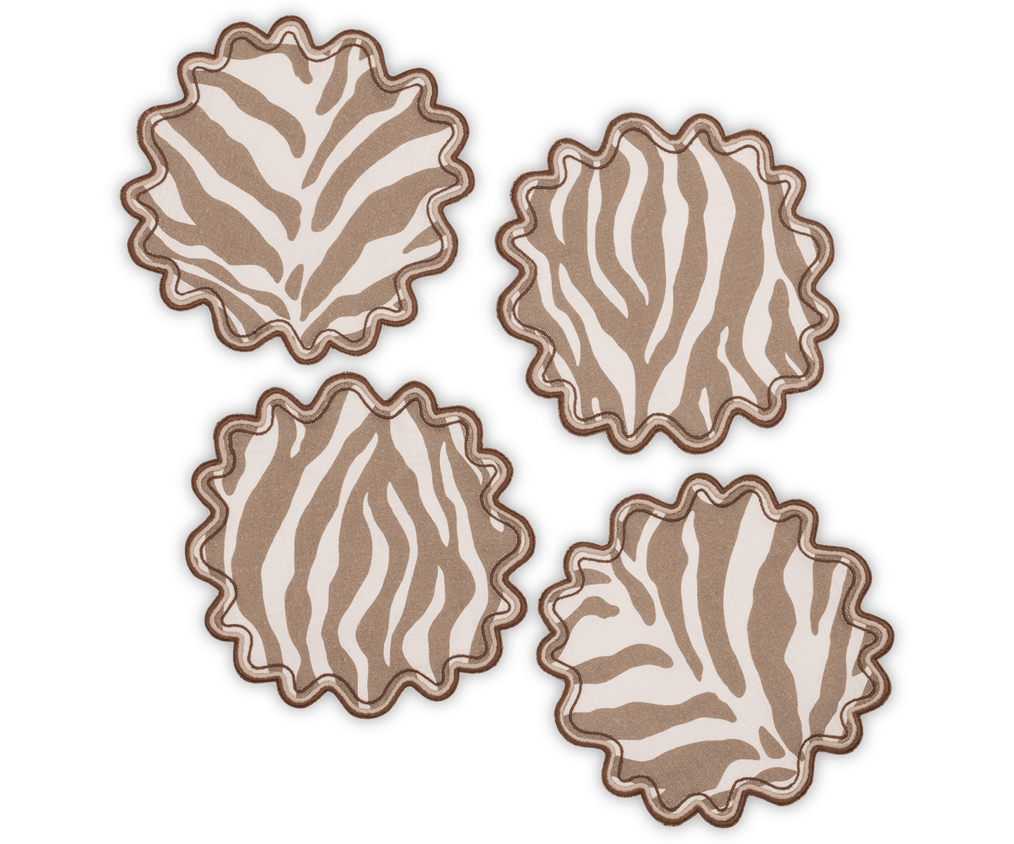 Regine Cocktail Napkin - Coconut - set of 4