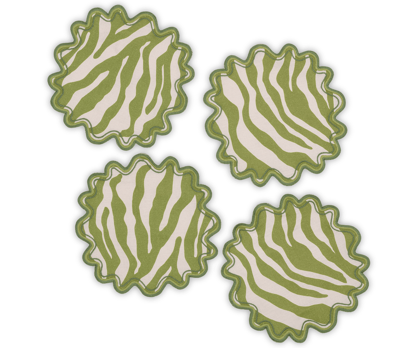 Regine Cocktail Napkin - Grass - set of 4