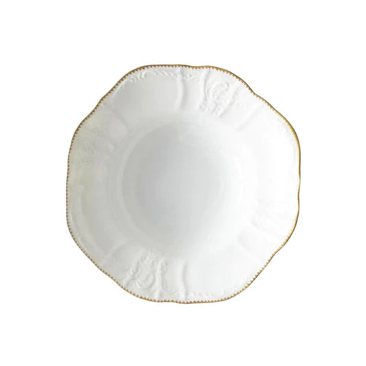 Simply Anna Dinnerware Collection - White & Gold