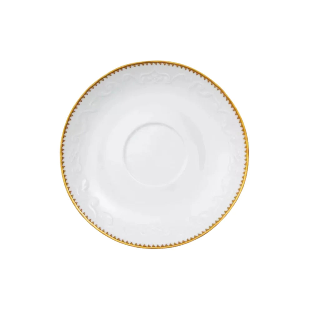 Antique Dinnerware Collection - White & Gold