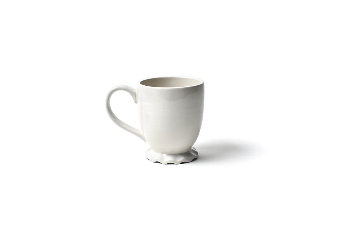 Coton Colors Signature White Ruffle Mug