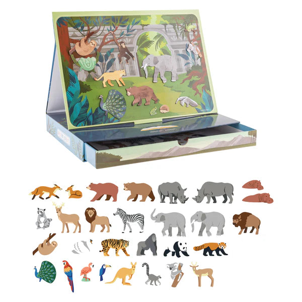 Zoo Magnetic Scene w/ Drawer