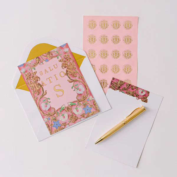 Good JuJu Ink Pink Illumination Luxury Stationery Set