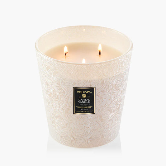 Santal Vanille 3 Wick Hearth Candle