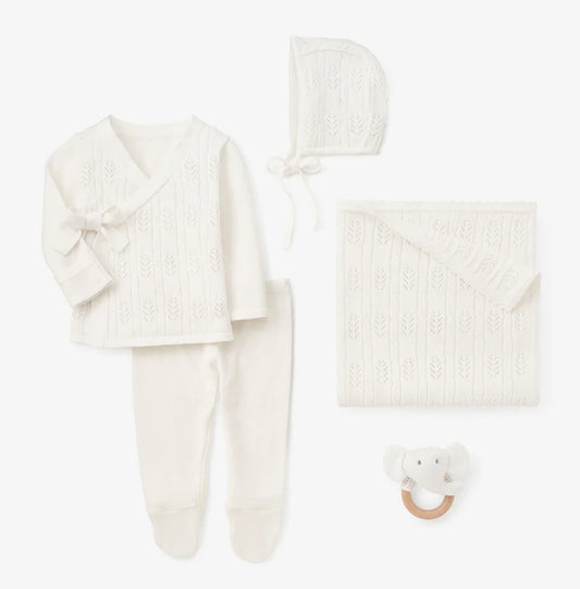 White Baby Layette Gift Set - 0-3 month