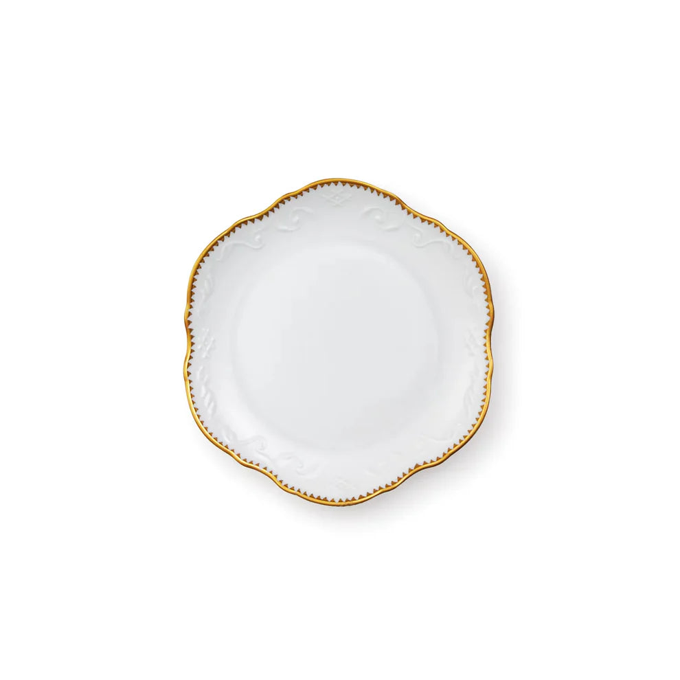 Simply Anna Dinnerware Collection - White & Gold