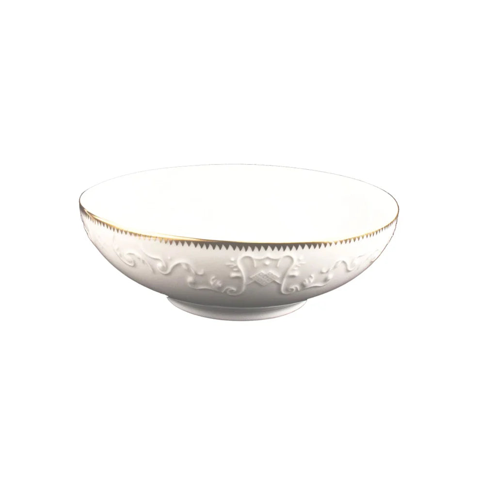Simply Anna Dinnerware Collection - White & Gold