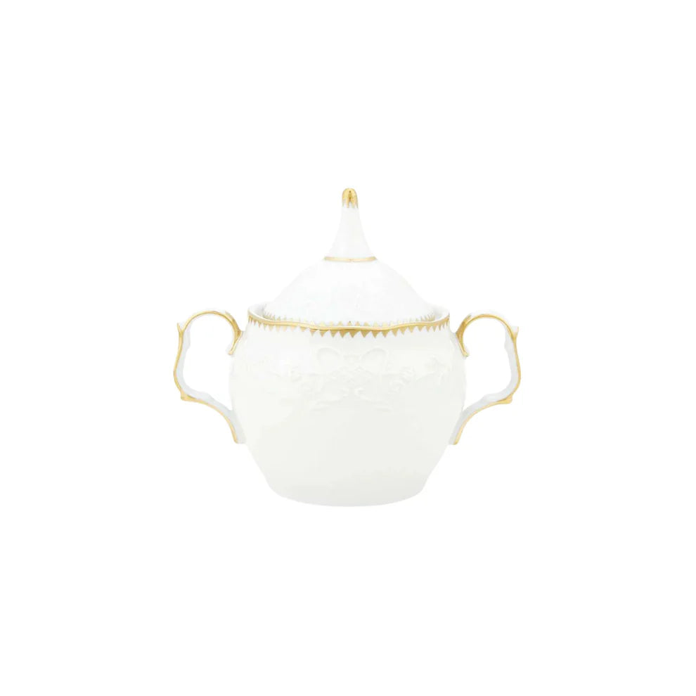 Simply Anna Dinnerware Collection - White & Gold