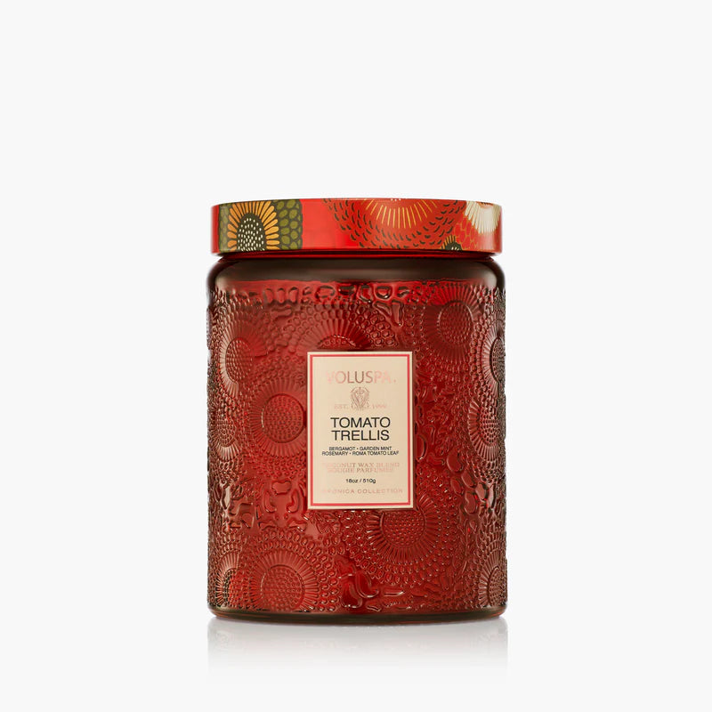 Voluspa Tomato Trellis Large Jar Candle