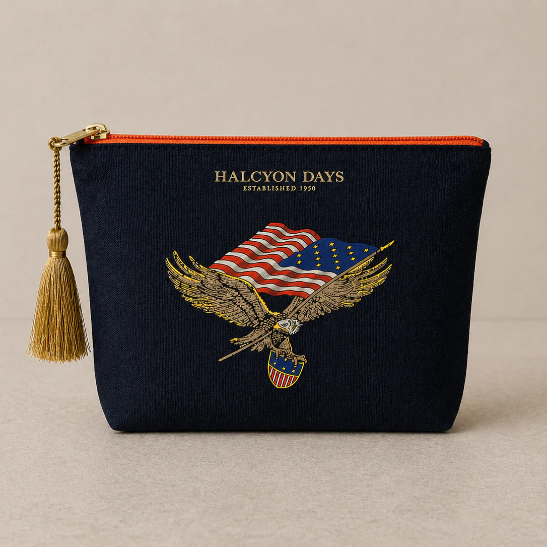Halcyon Days Star-Spangled Banner Canvas Pouch