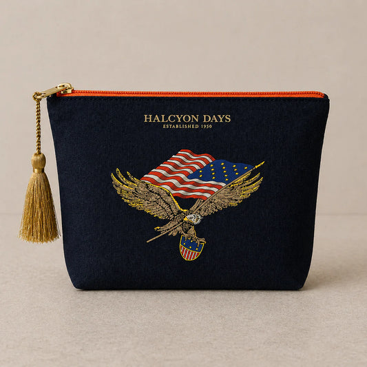 Halcyon Days Star-Spangled Banner Canvas Pouch