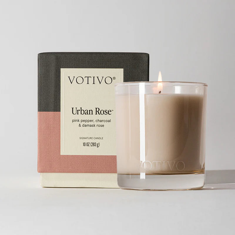 Votivo Urban Rose 10 oz. Signature Candle