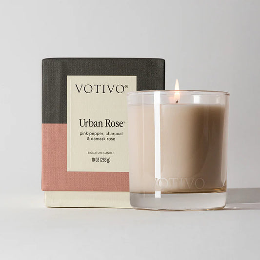 Votivo Urban Rose 10 oz. Signature Candle