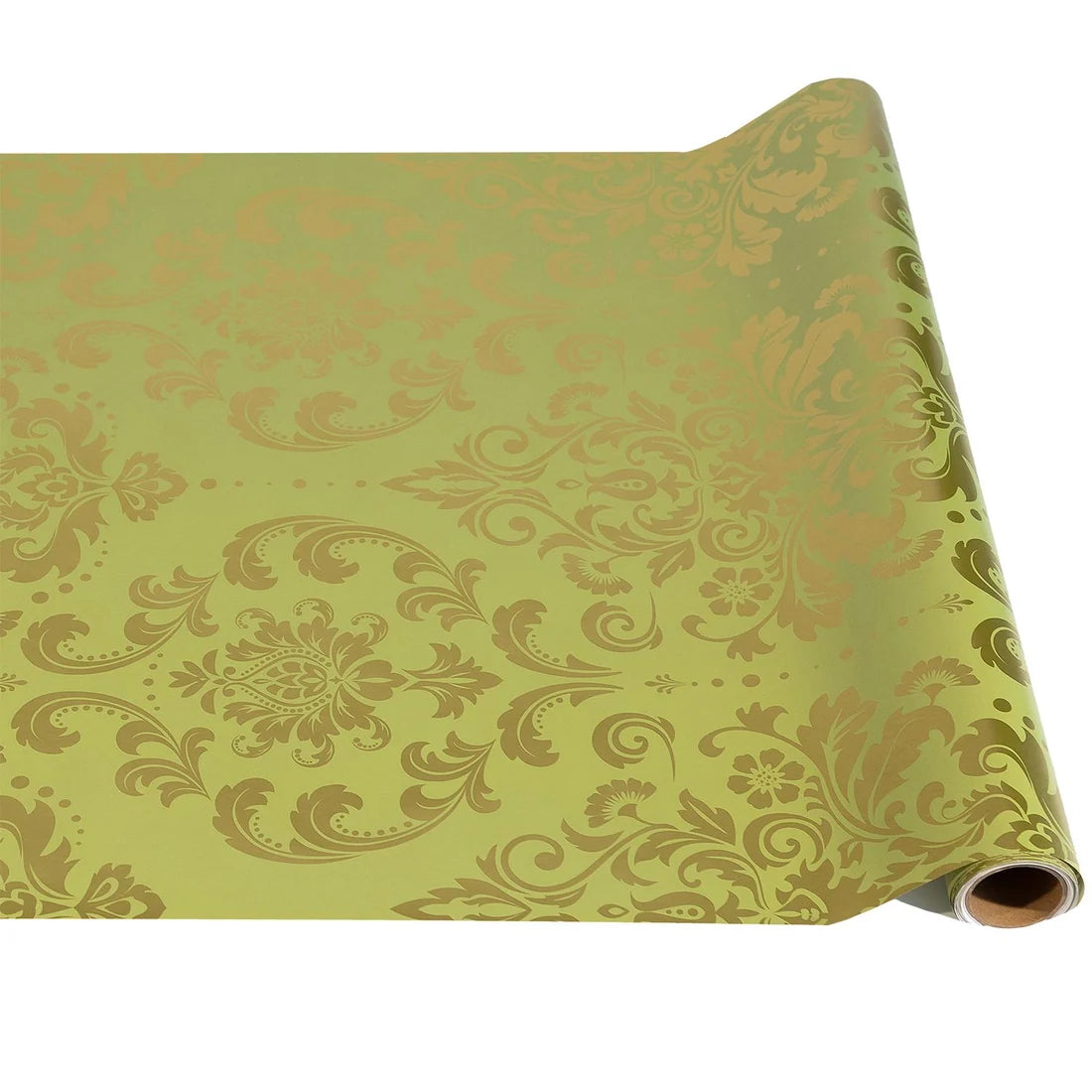 Hester & Cook Light Green Damask Runner
