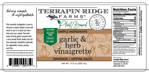 Terrapin Ridge Farms Garlic & Herb Vinaigrette