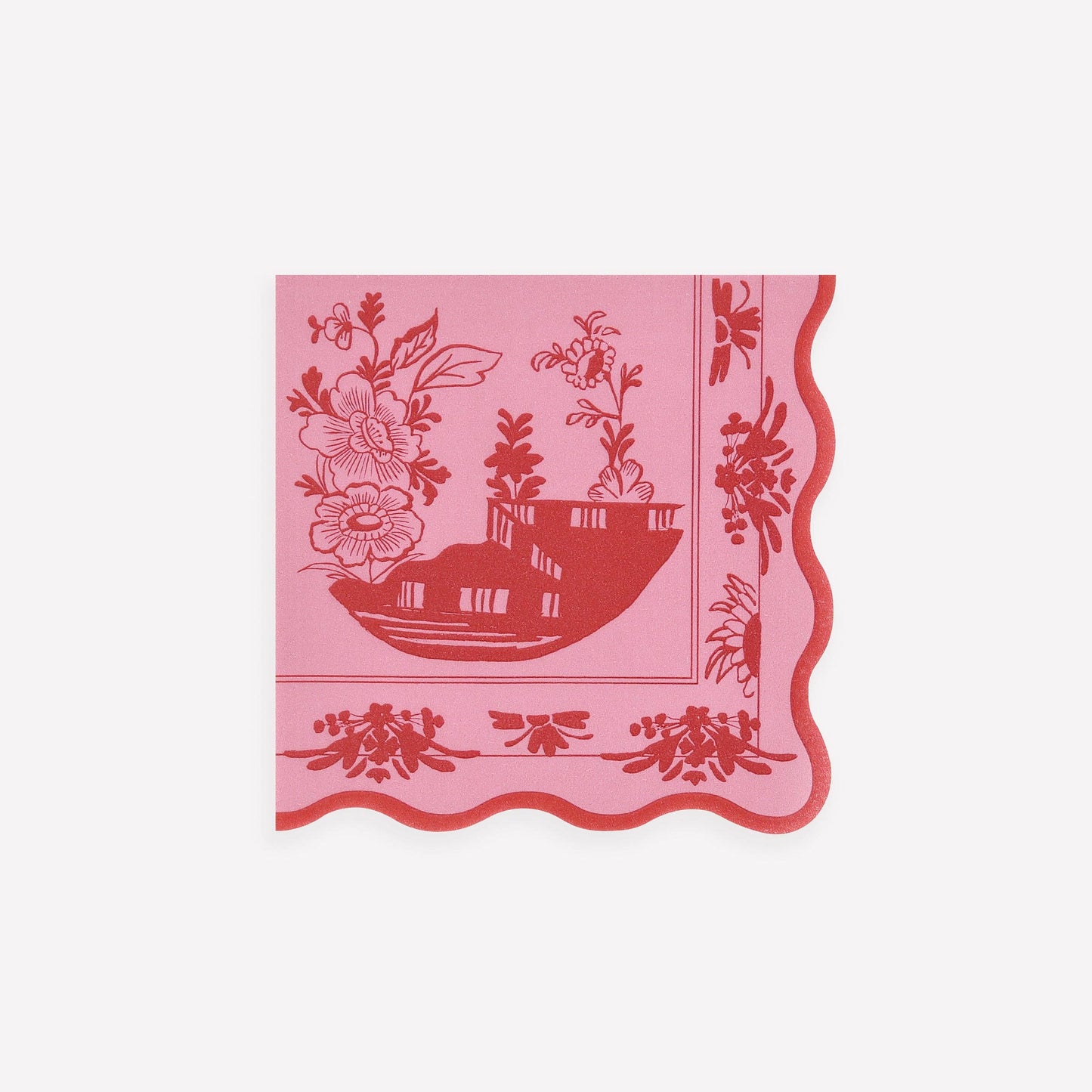 Meri Meri Pink Vintage Botanical Small Napkins