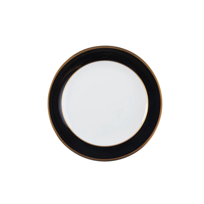 Pickard China ColorSheen Black with Gold - with Monogram