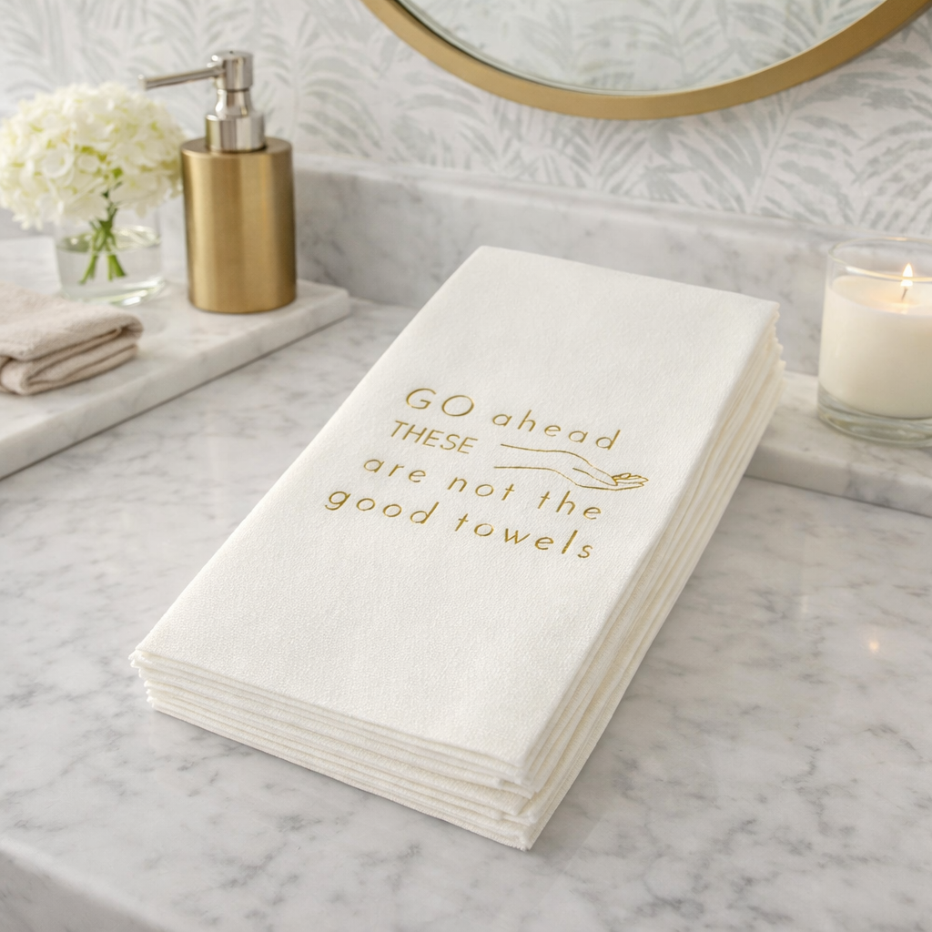 Maven Home Guest Towel Napkins - Go Ahead