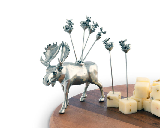 Moose Cheese Pick Set