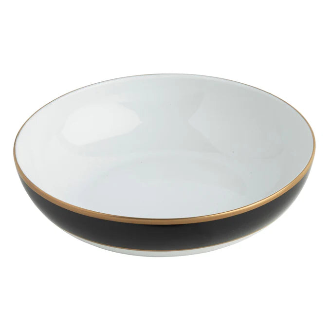 Pickard China ColorSheen Black with Gold - with Monogram
