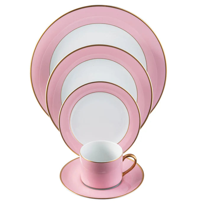 Pickard China ColorSheen Pink with Gold