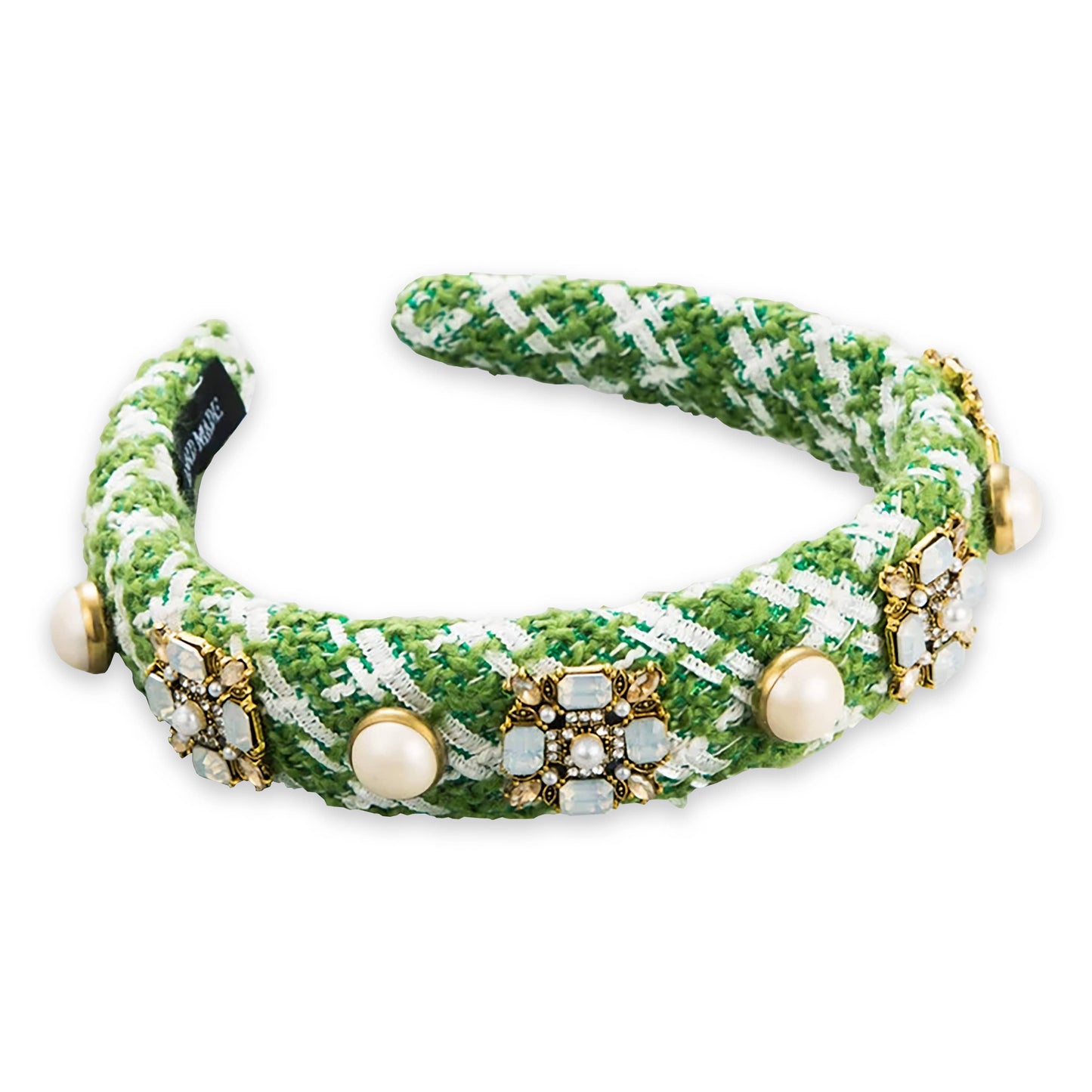 Headband - Green Jeweled