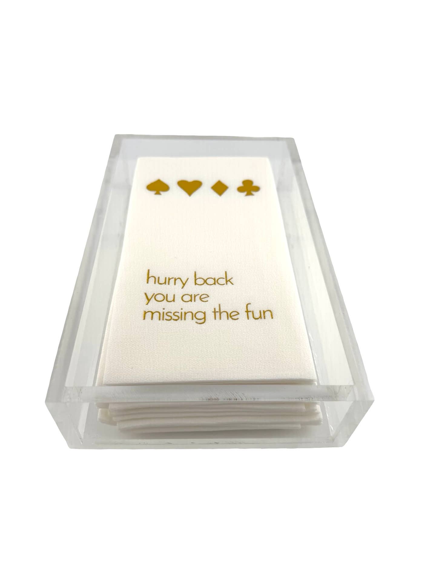 Maven Home Guest Towel Napkins, Hurry Back Card Game