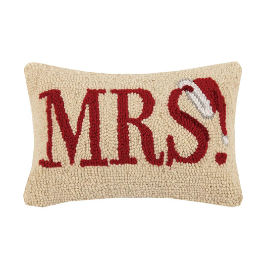 Mrs. Santa Hook Pillow