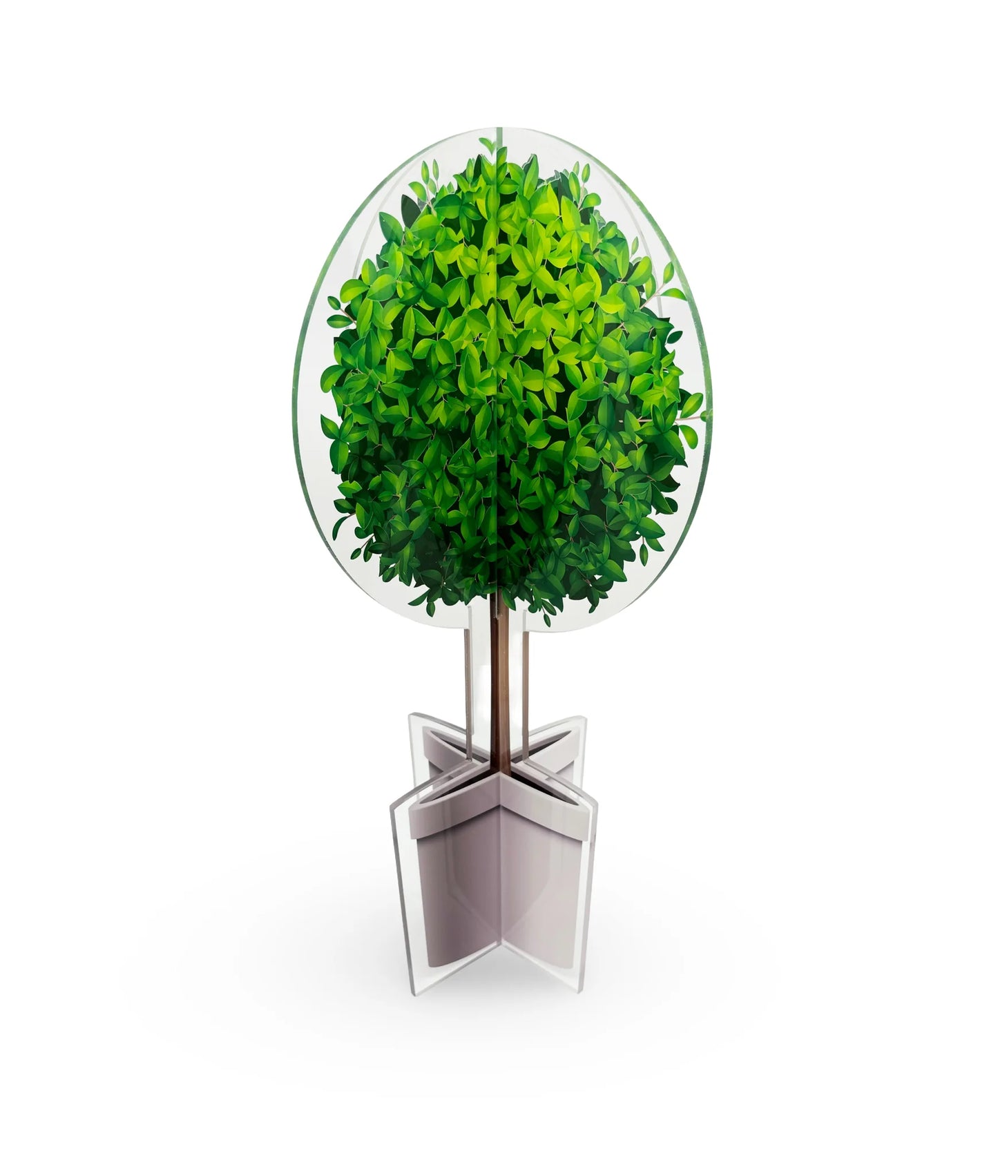 Nicolette Mayer Eugenia Topiary Ball Acrylic Sculpture - 18 Inch