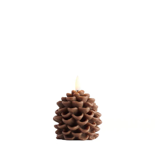 UYUNI LIGHTING LED Candle Pine Cone - Brown