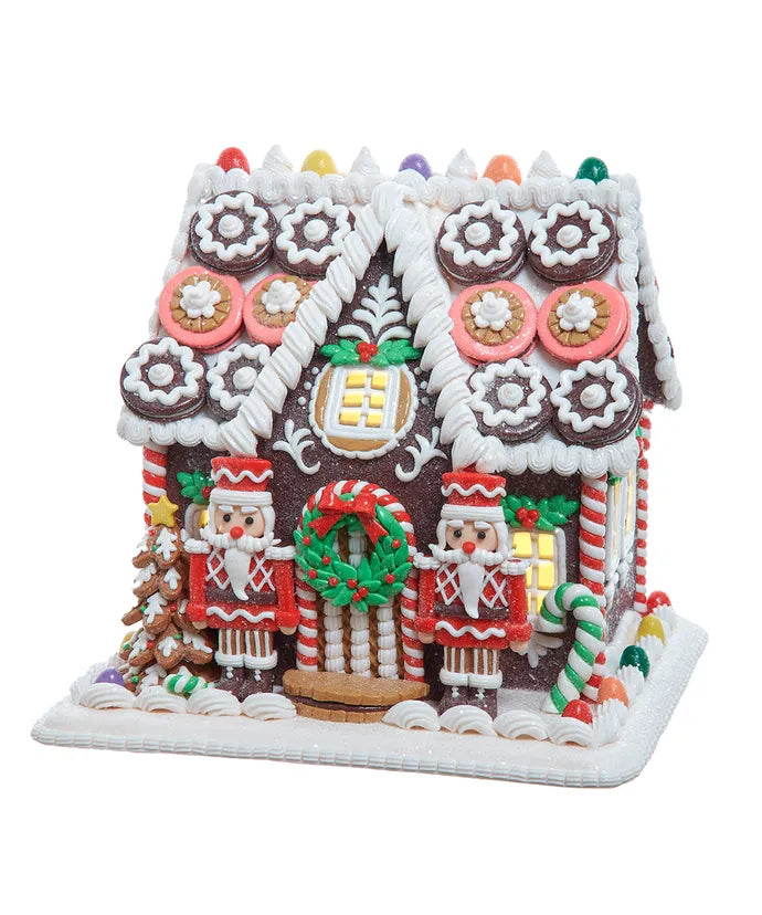 Gingerbread Cookie House - 9.5 Inch (Battery Operated)