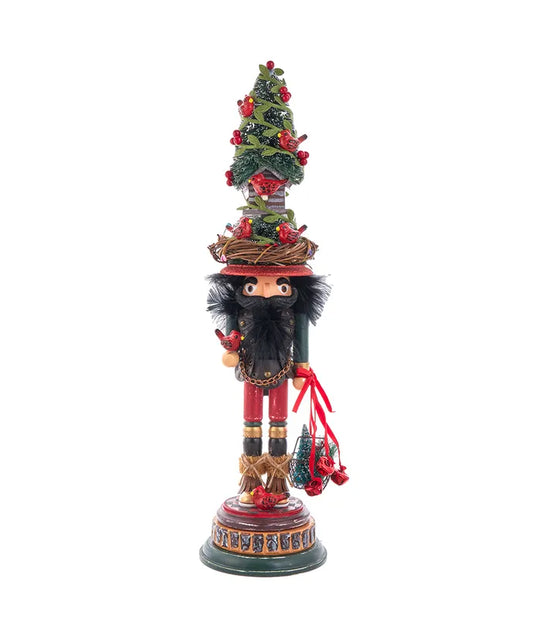 Hollywood Nutcrackers™ Cardinal in Tree Hat Nutcracker - 19.5 Inch
