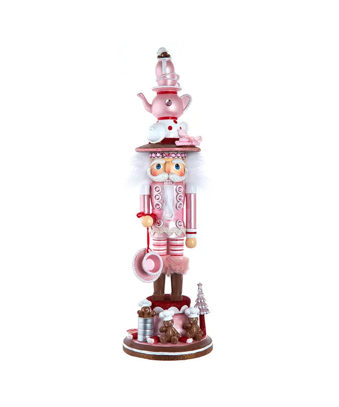 Hollywood Nutcrackers™ Pink Tea Nutcracker - 18 Inch