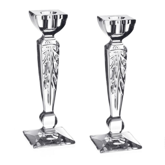 Iris Pair of Candlesticks 8" / 203mm
