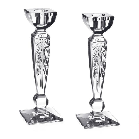 Iris Pair of Candlesticks 8" / 203mm