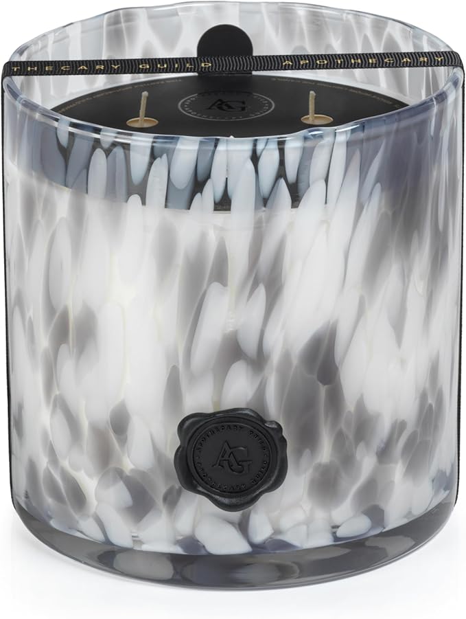 Zodax Apothecary Guild Opal Glass Jar Candle - 50 oz - Lemon Peel, Lavender & Tarragon