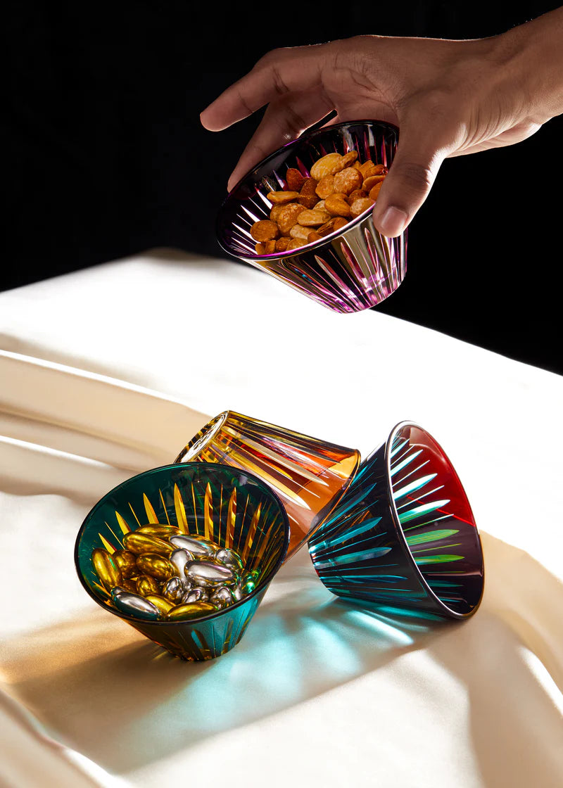 L'Objet Prism Condiment Bowl Set - Assorted