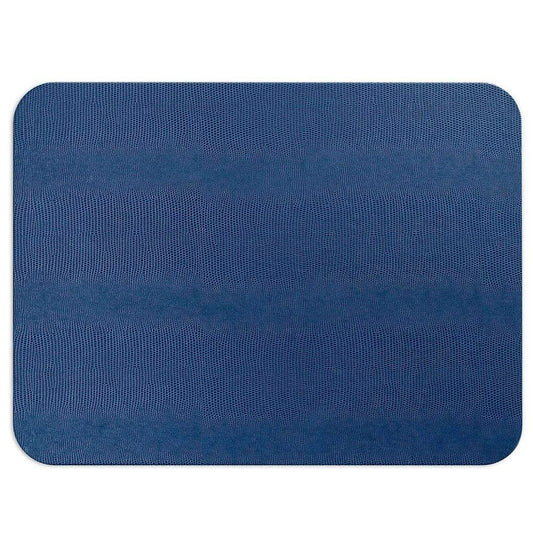 Navy Lizard Rectangle Felt Back Placemat