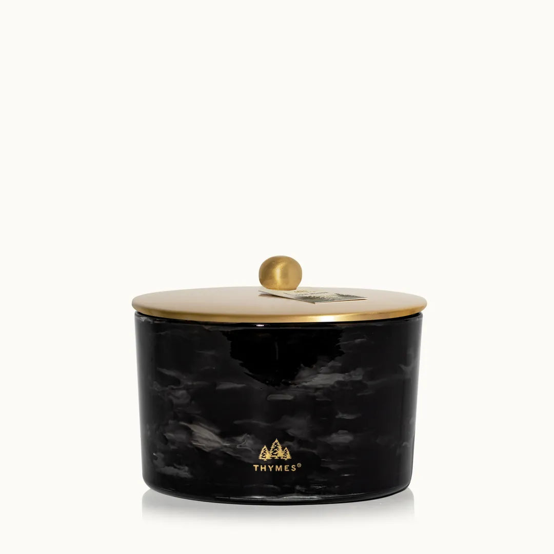 THYMES Noir Woods 3-Wick Poured Candle